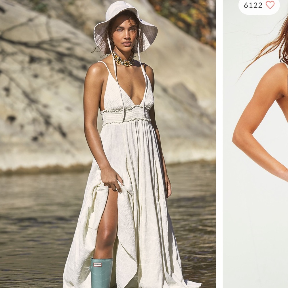 Worn once free people heat haze maxi dress sizeXS